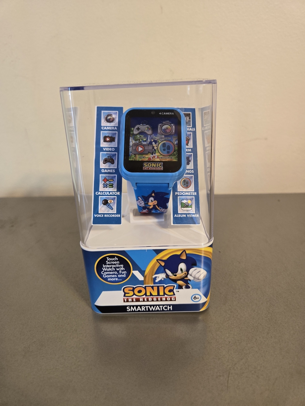 Accutime Sonic The Hedgehog Interactive Kids Smart Watch